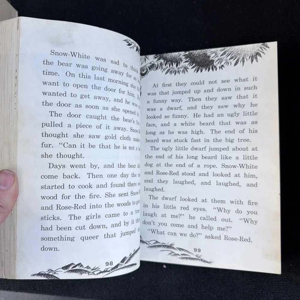 After The Sun Sets Vtg 1938 Hardcover - Short Stories‎ Cinderella Snow White